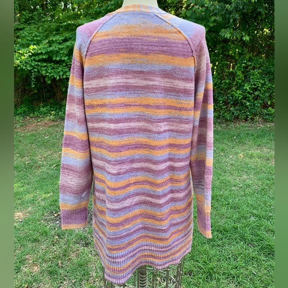 🧶Sherbet & Lavender Knit Cardigan🧶 - Picture 15 of 16